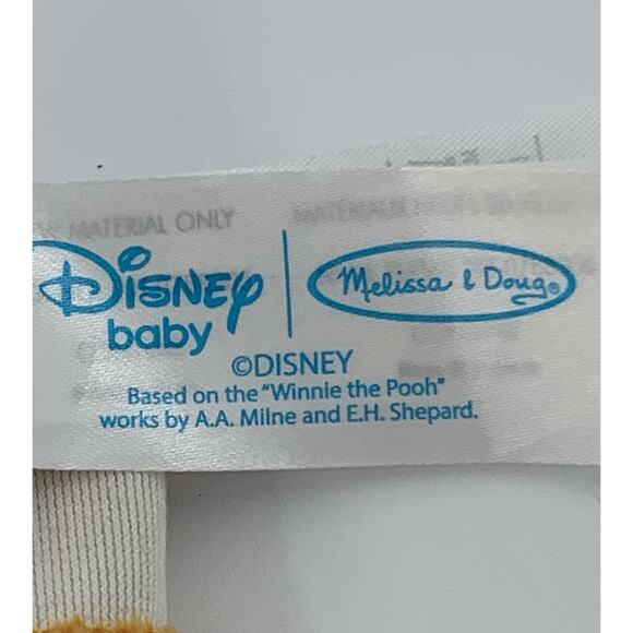 Melissa & Doug Puppet Disney Baby Winnie The Pooh Polyester Fibers Ages 2+ Hand - Picture 6 of 8